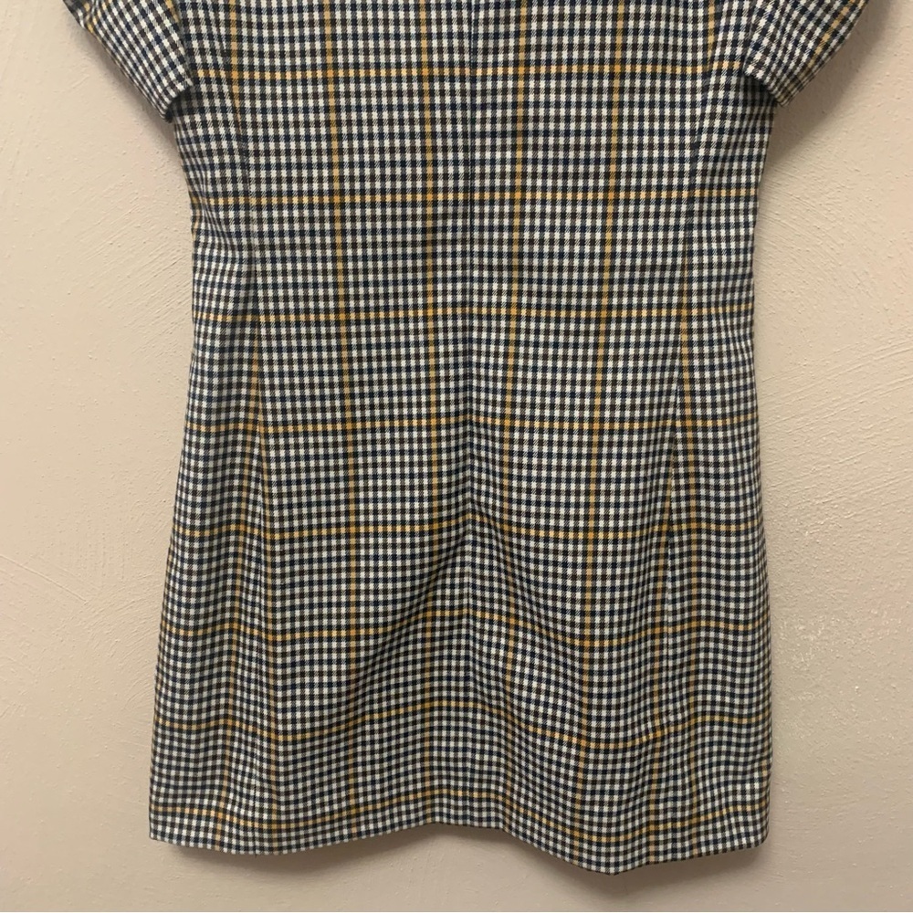 Amanda Uprichard Puff Sleeve Mini Dress in Westwick Plaid Size XS Size P - Picture 10 of 14